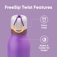 thumbnail image 2 of Botella de agua Owala FreeSip Twist con aislamiento de 700 ml, color morado, 2 of 6