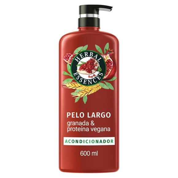 Acondicionador Herbal Essences Pelo largo Granada & Proteína Vegana 600 ml