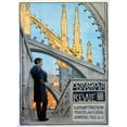 thumbnail image 2 of Hofbauer, Arnost 14x18 White Modern Wood Framed Museum Art Print Titled - Obrazkova Revue, 2 of 4