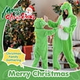 thumbnail image 4 of Unisex Adult Animal Onesie Pajamas - Animal Onesies Pajamas Cute Fuzzy Design Long Sleeve Hooded Zip Up Sleepwear for Family Matching Halloween Christmas Outfit, 4 of 8