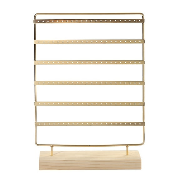 WINDLAND Convenient 120 Holes Stud Earring Holder Durable Jewelry Display Stand with 6 Layers Stylish Jewelry Organization Racks