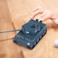 thumbnail image 4 of Juguete De Tanque RC, Escala 1/72, 4 Canales, Tanque De Control Remoto, Mini Tanque De Juguete De Control Remoto De Alta Simulación Para Regalo De Niños, 4 of 7