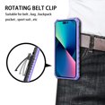 thumbnail image 4 of Allytechgroup for Google Pixel 8 Case with Belt Clip Holster, Slim Phone Not Hot/Fast Heat Dissipation Case with Kickstand Military Grade Drop Protection for Google Pixel 8, Purple, 4 of 15