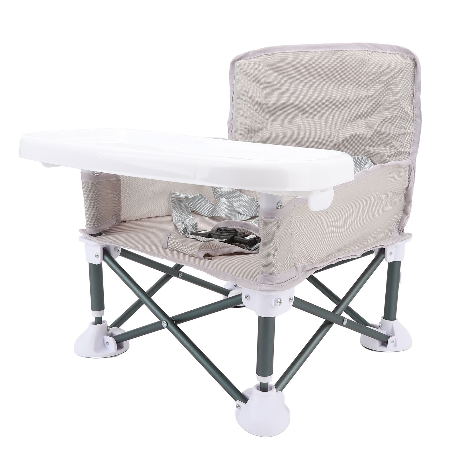 Portable Baby , Travel Booster  with Removable Tray Cup Holder Straps, Outdoor Folding Chair for Toddlers, Kids, Boys, Girls Camping, Beach, Lawn Activity Chair