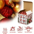 Christmas Tree 64 Baubles Storage Box Ornament Xmas Tree Bag Decoration