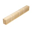 1 in. x 4 in. x 5 ft. Pine Queen Bed Slat Board (7Pack)