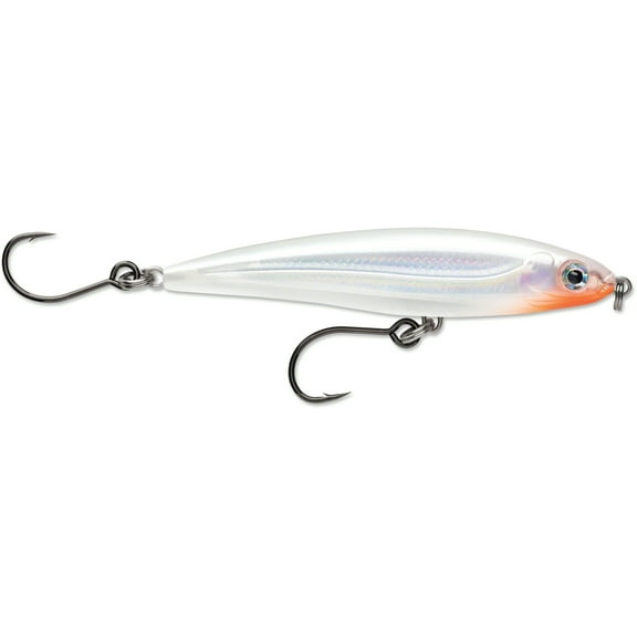 Rapala X-Rap Twitchin' Minnow Fishing Lure, 4" 1/2oz Glass Ghost