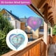thumbnail image 3 of Garden Wind Spinner, 3D Stainless Steel Heart Shaped Kinetic Sculpture Multicolor Spiral R, 3 of 5