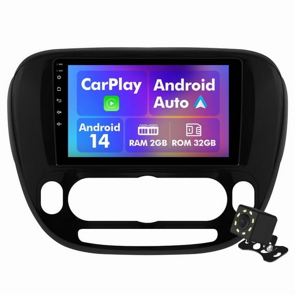 Android 14 Car radio for Kia Soul 2014-2019 Multimedia Stereo Wireless Carplay Android Auto 2G 64G