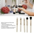thumbnail image 4 of Multifunctional Makeup Brushes, 20pcs Set For , Eyeshadow, Eyeliner, Lip, Portable Bag Included, 4 of 8