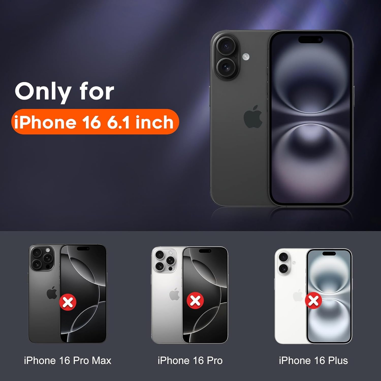 Entronix Heavy Duty Clear Case for Apple Apple iPhone 16 Transparent Clear Case, [Yellow Resistant] Hard Back Cover Soft Silicone, Shockproof Slim Case for Apple Apple iPhone 16