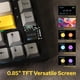 thumbnail image 3 of Teclado mecánico EPOMAKER Ajazz AK820 Pro 75% con pantalla TFT, 3 of 7