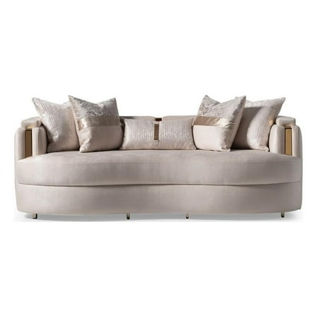 Michael Amini Carmela Sofa - Almond/Gold