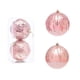 thumbnail image 2 of Herunwer Glitter Velvet Christmas Balls Painted Flocked Christmas Tree Ball Ornaments Plastic Xmas Tree Decorative Hanging Ornaments for Holiday Birthday Wedding Xmas Party Decor, 2 of 6