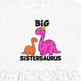 thumbnail image 4 of Inktastic Big Sistersaurus with Cute Sibling Dinosaurs Girls Toddler Dress, 4 of 5