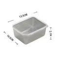 thumbnail image 1 of LEFU Stainless Steel Food Storage Trays with Plastic Cover - Rustproof Baking Pans for Kitchen, Restaurant - Dishwasher Safe - Fast Heating Cooling - Small with Cover, 1 of 10