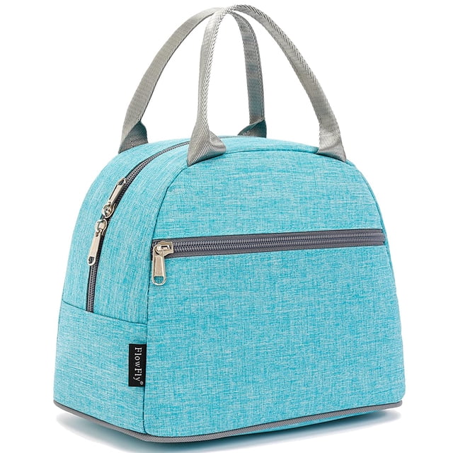 Bolsa Térmica para Almuerzo FlowFly Aislada Azul Marino para Mujer/Hombre