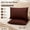 Coffee, variant on Ultra Thin King Size Bed Pillow Set of 2, Extra Soft Down Alternative Pillows for Stomach & Back Sleepers, Sage Green 20x36 Inches