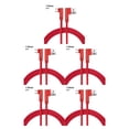 thumbnail image 3 of Sidaley Cable de carga rápida Reemplazo del cable de datos de doble codo para la interfaz micro USB del teléfono móvil Android, rojo, 1 m Rojo 1M 5piezas, 3 of 6