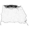 thumbnail image 1 of Raindrops High Density Woven Soccer Goal Net Black Weather Resistant for Outdoor Football Practice and Training, 1 of 7