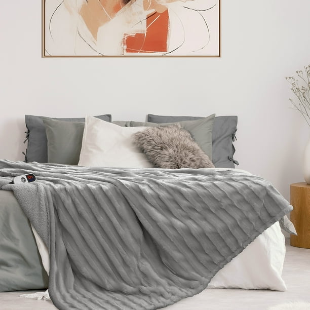 MARNUR Electric Throw Blanket Extra Large Size, 60