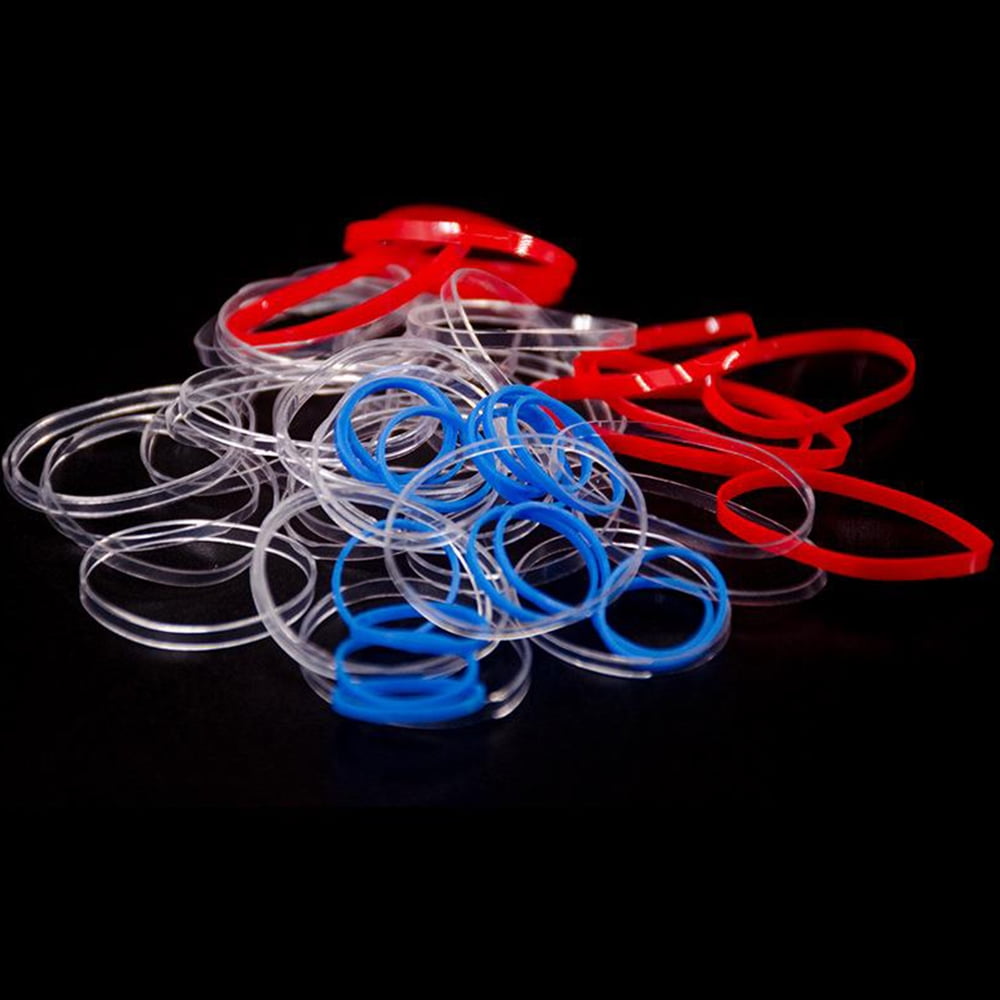 Zodanni Women Hair Bands Clear Hairs Elastics Ties Small Rubber Band