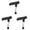 Black 3 Packs, variant on Coconut Opener Tool Coco Water Punch Tap Drill Straw Open Hole Cut Gift NEW 3PCS
