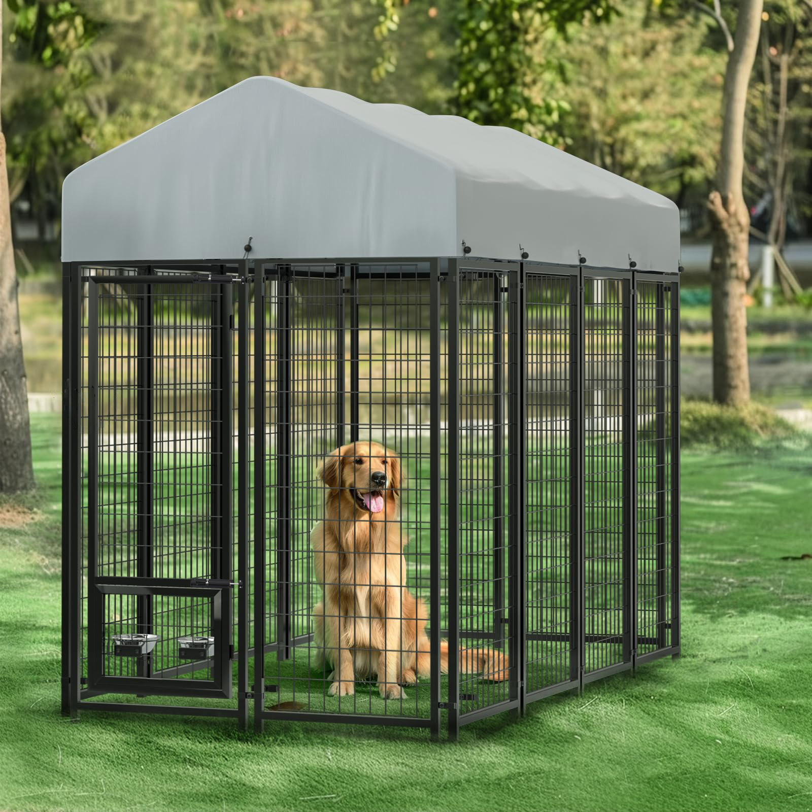 Waleaf Outdoor Dog Kennel, Large photo 2