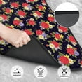 thumbnail image 3 of Wukai Red Rose Flower Print Car Foot Mat Set of 4 Pieces, Anti-Slip Neoprene Auto Floor Mats Carpet, Universal Fit Automotive Floor Foot Mats Set for SUV, Van, Trucks, 3 of 6