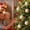 Gold, variant on Ltvvegg 3.15" Flocked Christmas Balls Ornaments for Christmas Tree Decorations, 2Pcs Cream Velvet Ball Ornaments for Xmas Holiday Decor, Plastic Shatterproof Christmas Ornaments, Red