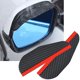 thumbnail image 1 of 2 Piezas Negro Transparente universal De Automóviles Espejo Retrovisor De Coche Escudo De Lluvia Cejas Impermeable Engrosado Fibra De Carbono huangjie unisex, 1 of 2