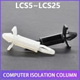 thumbnail image 2 of Black/White Computer Isolation Column Reverse Locking Circuit Board Bracket PC Motherboard Spacer Double-Head Standoffs LCS-5~25, 2 of 5