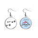 thumbnail image 1 of Pendientes de sandía Unbranded Gato Miau negro animal huella Art Paw Print, 1 of 3