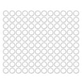 thumbnail image 1 of 120 piezas de arandelas planas de acero inoxidable de 8 mm de diámetro interior y 11 mm de diámetro exterior Accesorios de mantenimiento 4807-0811-0250, 1 of 9