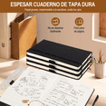 thumbnail image 5 of Libreta Bolsillo A5 Rayas Con Pluma 200 Páginas 20 Piezas negro, 5 of 5