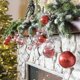 thumbnail image 1 of Juego de adornos y adornos colgantes para árbol de Navidad, brillantes y pintados en colores, 60 mm/2,36 pulgadas, 30 piezas, color rojo, 1 of 5