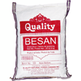 thumbnail image 1 of QUALITY Besan (Chickpea) Flour, Premium Ground Chana Dal Flour, 9.08 kg (20 lbs) Professional Bulk Foodservice Bag, 1 of 2