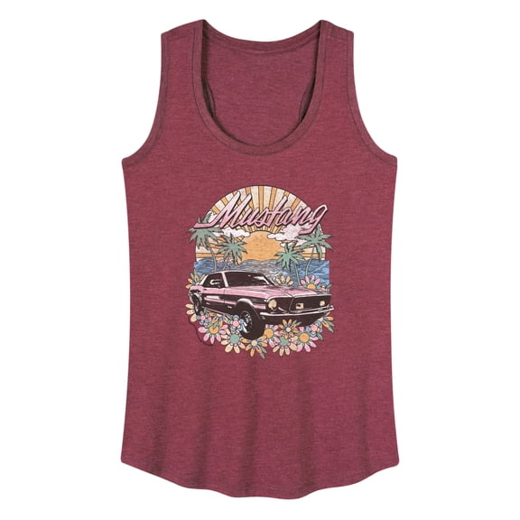 Ford - Mustang - Women's Racerback Graphic Tank