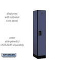 thumbnail image 4 of Salsbury Industries Single Tier Designer Wood Locker, Blue, 5' 1" x 18", 4 of 4