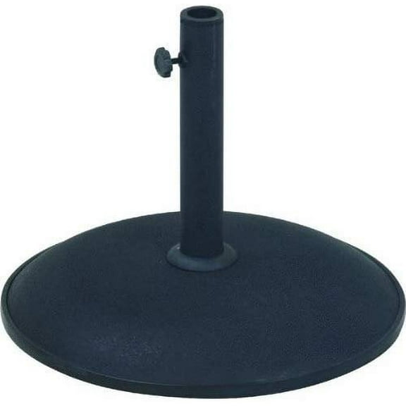 Unknown Concrete Umbrella Base - 35 Lb, Round, Black