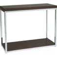 thumbnail image 2 of OSP Home Furnishings Wall Street Foyer Table in Chrome and Espresso Finish, 2 of 2
