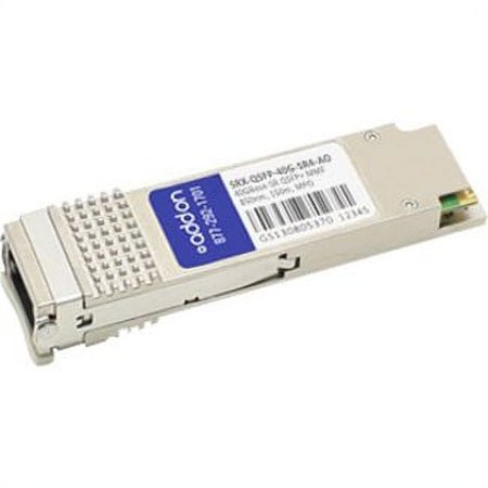 UPC: 0606121479253 | AddOn Juniper Networks SRX-QSFP-40G-SR4 Compatible TAA Compliant 40GBase-SR4 QSFP+ Transceiver (MMF  850nm  150m  MPO  DOM)