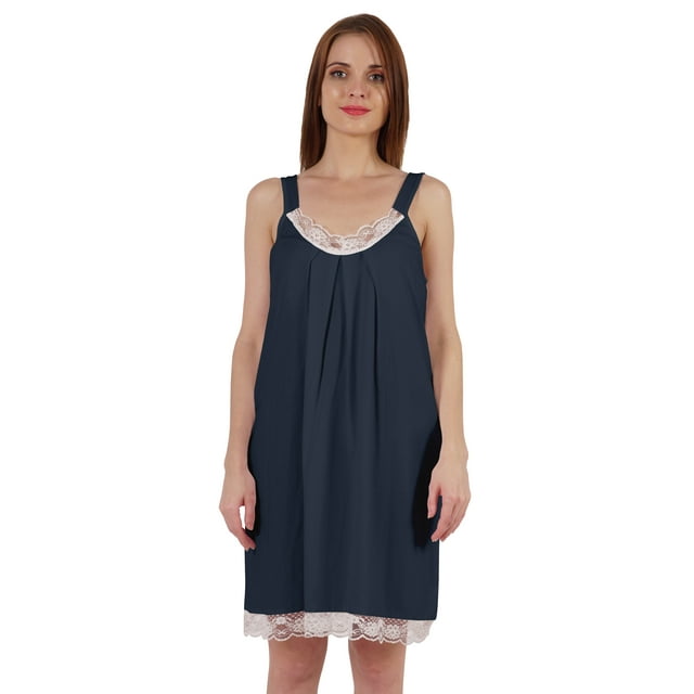 Inkmeso Lingerie Aguichant Chemise de Nuit pour Femmes Sans Manches en Dentelle Robe Tunique de Nuit