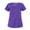 Purple_#62303, variant on Homozy Scrub Tops for Women Plus Size, V-Neck Short Sleeve Solid Color Scrub Shirts, Womens Casual Large Size Ladies Working Uniform with Pockets
