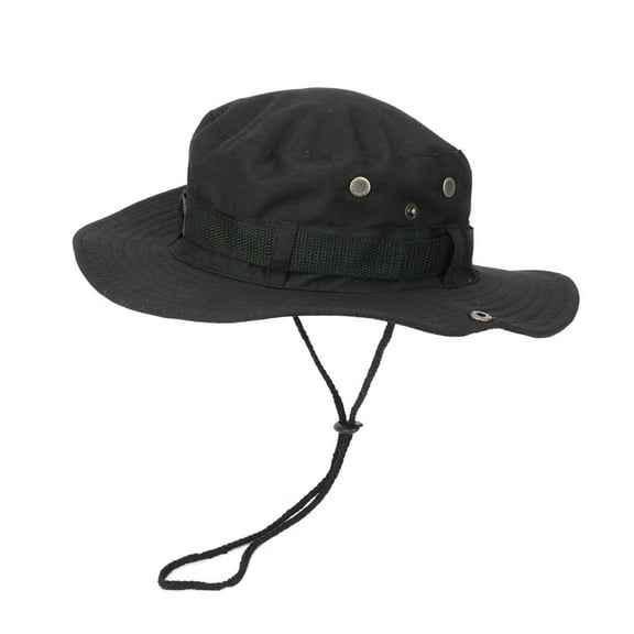 Womens Baseball Caps Wide Brim Sun Hats For Women UV Protection Wide Brim Boonie Fishing Hiking Outdoor for Men and Black