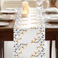 thumbnail image 3 of Table Runners 72 Inches Long Dress Scarves, Spring Flowers Farmhouse Kitchen Table Runner, Coffee Tablerunners, Modern Simple Floral Plants Lines Art 14x72 Inch, 3 of 9