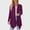 Dark Purple, variant on Women's Sleeveless Cardigan Women's Summer Lightweight Open Front Hanging Long Proof Asymmetrical Vest Sweaters for Work Women Fall Cardigans Sweater Women plus Size Lightweight Sweaters for