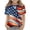 Beige a1, variant on Girls' Tops, Tees & Blouses 4Th Of July Independence Day Short Sleeve Crew Neck Casual Top Size 3-14