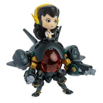 U.C.C. Distributing Overwatch D.VA Carbon Fiber with Meka Figurine, Action Figure