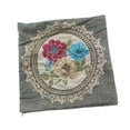 thumbnail image 3 of Funda de almohada decorativa con diseño de magnolia, funda de cojín para sofá Verde claro, 3 of 9